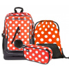 BAAGL SET 3 Cubic Puntíky: batoh, penál, sáček