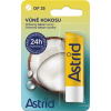 Astrid Coconut Lip Balm SPF25 ochranný balzám na rty s vůní kokosu 4,8 g