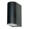 Searchlight 8008-2BK-LED OUTDOOR & Porche exteriérové ​​nástenné svietidlo GU10 2x3W 270 lm IP44