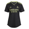 adidas Real Madrid Third Shirt 2022 2023 Womens Black 8 (XS)