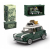 Konštrukčná stavebnica model Mini Cooper 356 dielov auto + kontajner (356 dielikov)