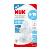 Nuk Náustok Flow Control 6-18 m 2 ks Transparentná