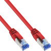 S/FTP (PiMF) Patchkábel LSOH 7.5m cat.6, červený, Cu