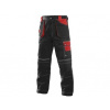 Kalhoty do pasu CXS ORION TEODOR, pánské, černo-červené, vel. 48 b1/15 - CN-1020-003-805-48