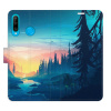 Flip pouzdro iSaprio - Huawei P30 Lite - Magical Landscape - kapsičky na karty (Knížkový flip kryt, obal, pouzdro iSaprio na mobil Huawei P30 Lite - Magical Landscape - 360° ochrana telefonu, přihrádk