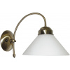 Rabalux Marian nástenná lampa 1x60 W biela-mosadzná 2701