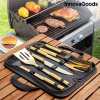 Luxusné puzdro s grilovacím náradím BBQase InnovaGoods (6 kusov)
