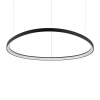 Oválny závesný luster GEMINI SP D105 v čiernej farbe | Ideal Lux