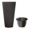 PROSPERPLAST Kvetináč MATUBA SLIM + vklad antracit 40cm