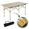 Paradox Skladací kempingový stolík CATERING 950 x 560 mm / Béžová