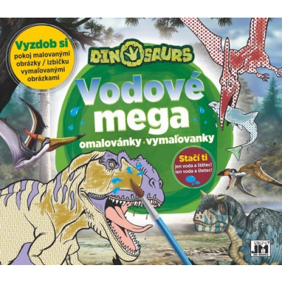 Vodové mega omalovánky - Dino