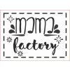 Koženkový štítok Mama factory Materiál/farba: Karamel kož.