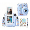 Silikónové puzdro + nálepky + remienok na fotoaparát FujiFilm Instax Mini 12