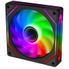 EVOLVEO 120UX-M, ventilátor, 120mm, 4pin molex, ARGB, master, černý