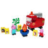 PlayBig BLOXX Peppa Pig Hasičské auto s príslušenstvom