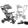 Bicykel s tromi kotlami s trikom Fix Lite Grey Basket (Bicykel s tromi kotlami s trikom Fix Lite Grey Basket)