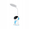 Stolná lampa do detskej izby - LED diódová lampa pre deti (robot) (LED diódová lampa pre deti (robot))