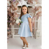 Fashionkids Dievčenské šaty NELLA Farba: Blankytná, Veľkosť: 122
