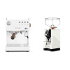 Ascaso Steel DUO PID, White&Wood + Eureka Mignon Perfetto, CR white