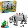 LEGO LEGO® Creator 3-in-1 31171 Divoké zvieratá: Majestátny nosorožec s vtákmi