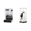 Gaggia New Classic EVO, white + Eureka Mignon Silenzio, CR white