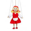 Červená Karkulka 20 cm, dřevěná loutka