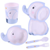 Sada detského riadu 5D pre deti - Slon