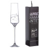 Diamante Spiral Swarovski poháre na sekt 190 ml