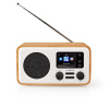 Sieťové rádio DAB+, FM, internetové Nedis RDIN2000WT
