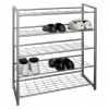 Carryhome REGÁL NA TOPÁNKY, hliníková, 80/106/30 cm - Online Only drobný nábytok - 001931049302