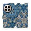 Flipové pouzdro Mobiwear - OnePlus 13 - V108P Modré mandala květy (Knížkové flip pouzdro, obal, kryt na mobil OnePlus 13 - V108P Modré mandala květy, materiál Umělá kůže + TPU - ochrana 360°, stojánek