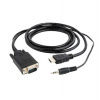 GEMBIRD Redukcia HDMI to VGA + audio, 1,8m (A-HDMI-VGA-03-6)