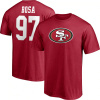 San Francisco 49ers - Nick Bosa Authentic Stack NFL Tričko L/USA=XL/EU