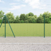 vidaXL Stĺpy pre plot Súprava 104 Zelená Betón 3.2 x 3.2 x 78.5 cm 3350230