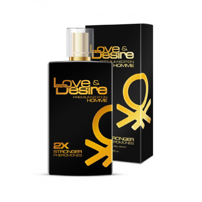 Love & Desire Gold Men 100 ml - feromónový parfém