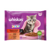 Whiskas Cat Junior Mäsový výber kura&hovädzie&jahňa&králik v šťave 4 x 85 g