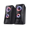 TRUST reproduktory GXT 606 Javv RGB-Illuminated 2.0 Speaker Set, černá 25108