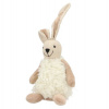 daan kromhout Béžový plyšový zajačik s chlpatým telom - 14*12*33 cm - daan kromhout