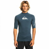 QUIKSILVER Pánske lycrové tričko ALL TIME UPF50 krátky rukáv - 2XL modrá