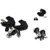 JUNAMA Diamond S Duo Slim + 2x Cosmo i-Size 02 black/gold 2025