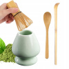 DARČEKOVÁ SADA NA ČAJ MATCHA METLA PODSTAVEC LYŽIČKA 4V1