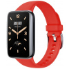 Remienok FIXED Silicone Strap pre Xiaomi Mi Smart Band 7 Pre červený (FIXSSTB-1056-RD)