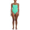 Nike Swim HydraStrong Lace-Up Tie-Back One-Piece Swimsuit Green Shock 16 (XL)