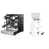 Rocket Espresso Appartamento TCA, black/black + Ascaso H64, white