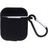 Puzdro pre Airpods / Airpods 2 čierne s háčikom