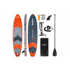 Paddleboard REBEL ACTIVE 350x81x15cm, nafukovací, sada, ORANŽOVY