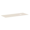 Hansgrohe Xevolos E - Doska pod umývadlo, 137x55 cm, výrez vpravo, matná béžová 54334780