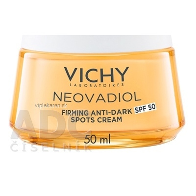 VICHY NEOVADIOL FIRMING ANTI-DARK SPOTS CREAM spevňujúci krém, proti tmavým škvrnám, s ochranným faktorom SPF 50, 1x50 ml