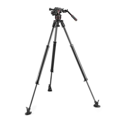 Manfrotto Nitrotech 608 + 635 Fast Single Leg karbonový