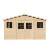 Timbela Drevený záhradný domček M333+M333G s podlahou, 493 x 401 cm